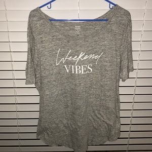 Old Navy: Grey Weekend Vibes Shirt